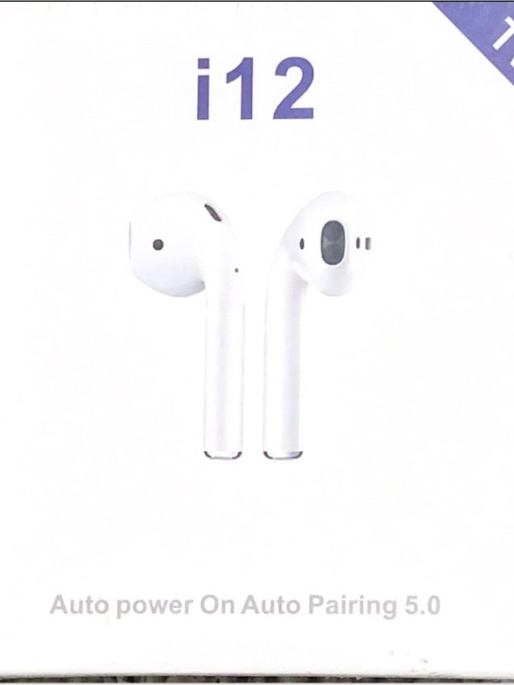 TWS True Wireless Stereo i12 Bluetooth 5.0 Earbuds – Auto Pairing, Auto Power On